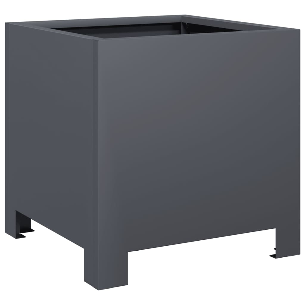 Vidaxx planter 30x30x30 cm steel anthracite
