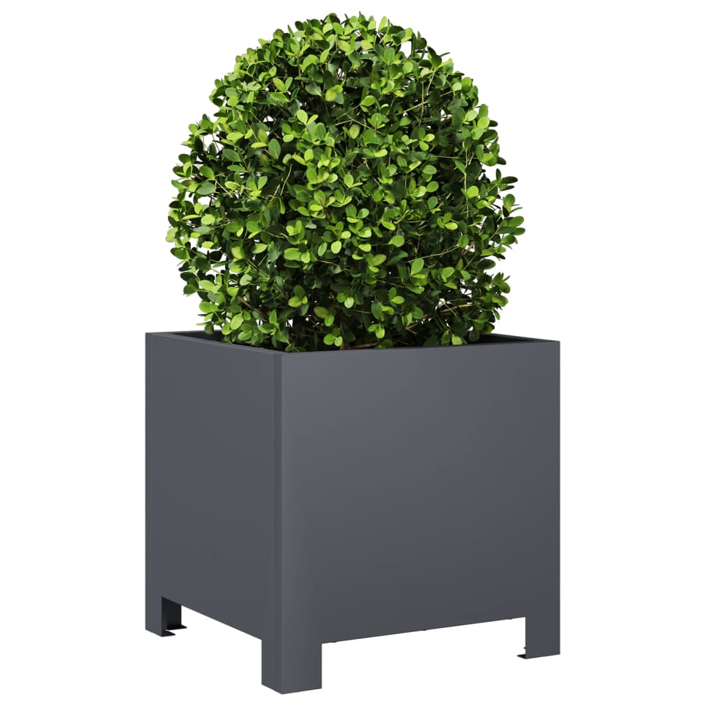 Vidaxx planter 30x30x30 cm steel anthracite
