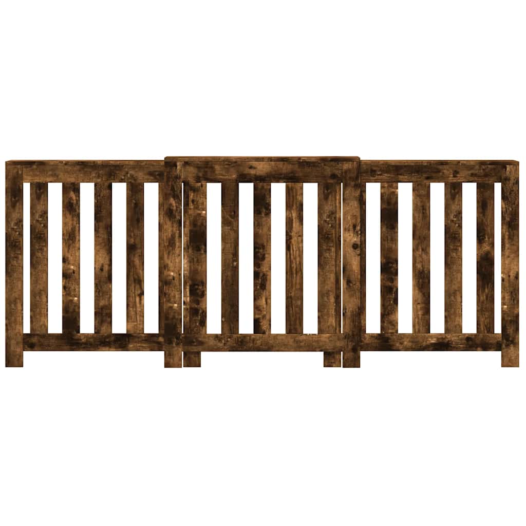 Plášť radiátora Vidaxx 205x21,5x83,5 cm hotové drevo, farba dub dymový