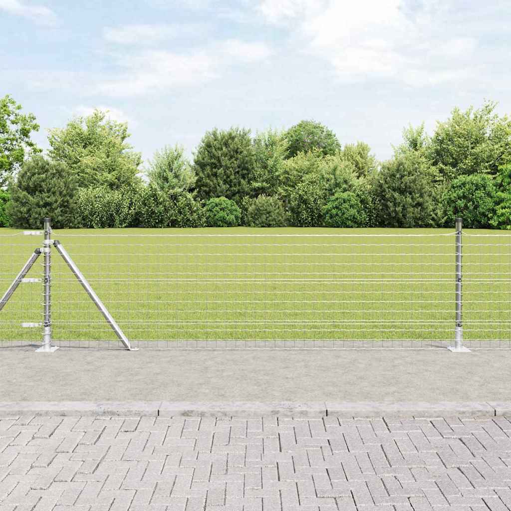 Vidaxl стълб за ограда 26 бр сив 3,2 x 3,2 x 50 cm