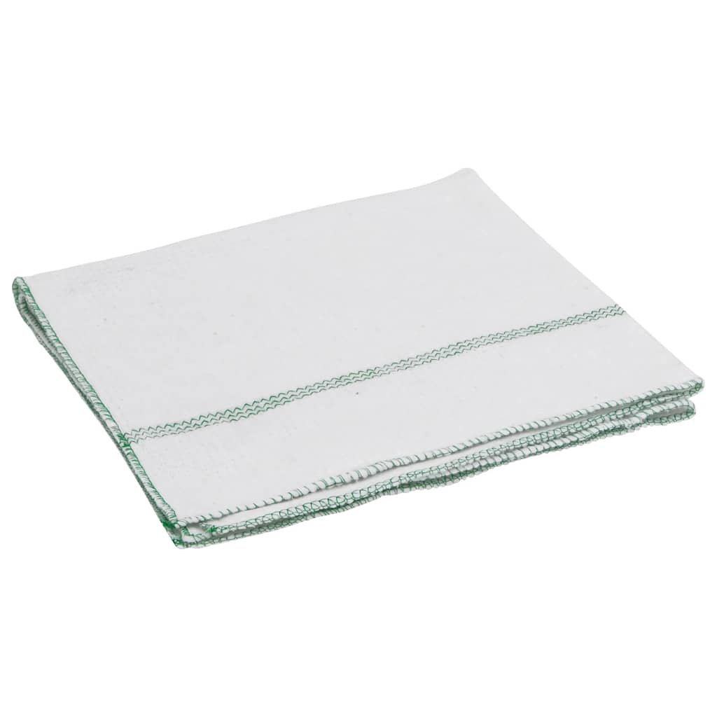 Panni per pulizia Vidaxx 10 righe 50x60 cm bianco e verde