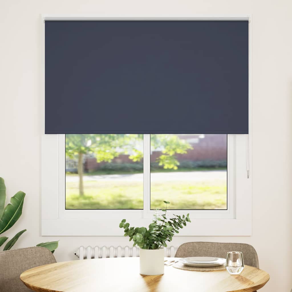 Vidaxl rolgordijn verduisterend 125x175 cm stofbreedte 121,6 cm blauw