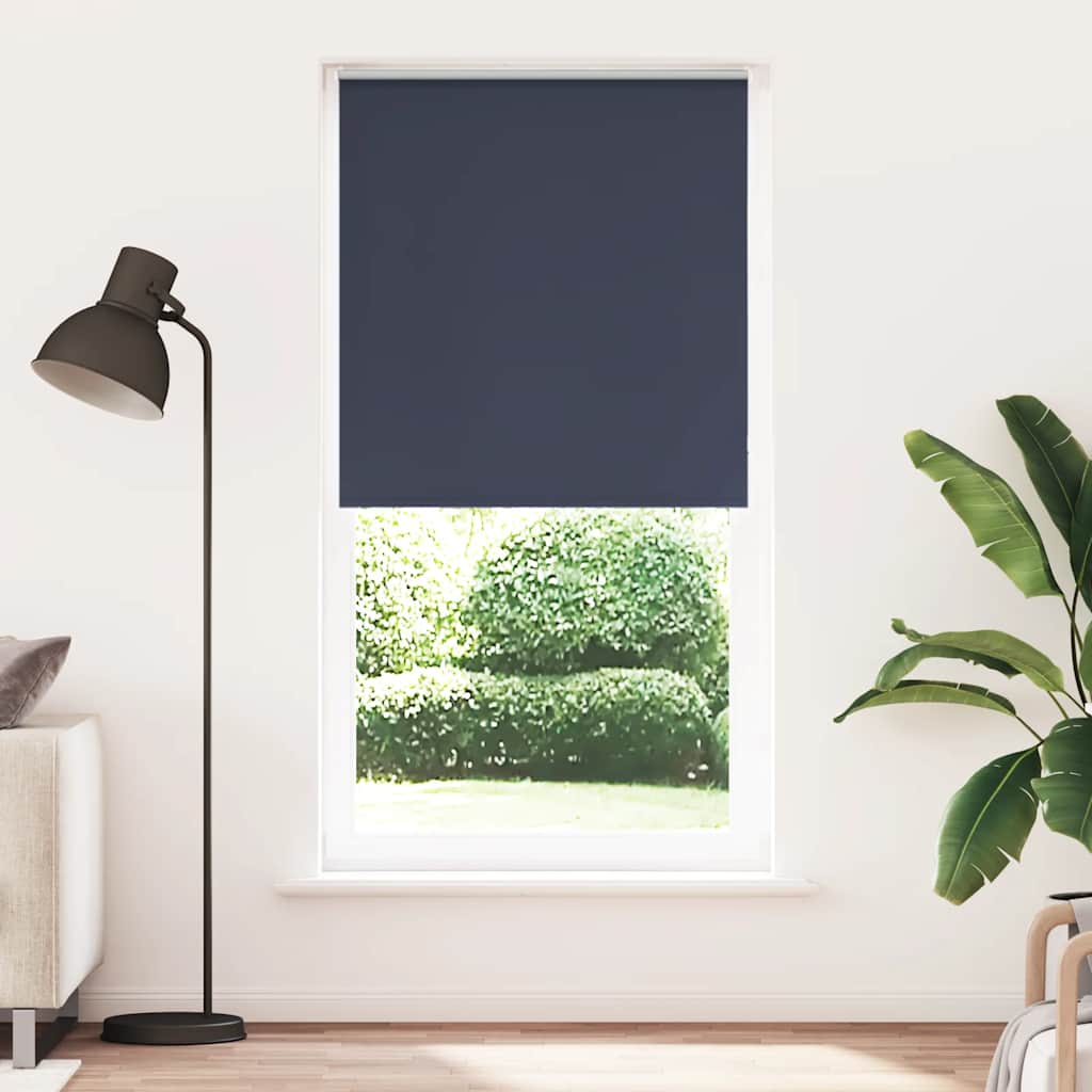 Vidaxl rolgordijn verduisterend 115x210 cm stofbreedte 110,7 cm blauw