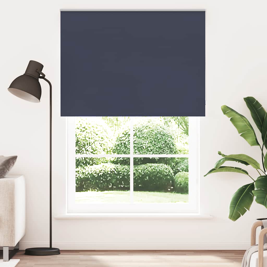Vidaxl rolgordijn verduisterend 150x210 cm stofbreedte 146,6 cm blauw