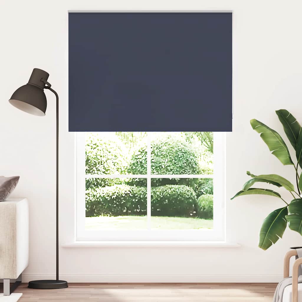 Vidaxl rolgordijn verduisterend 155x210 cm stofbreedte 151,6 cm blauw