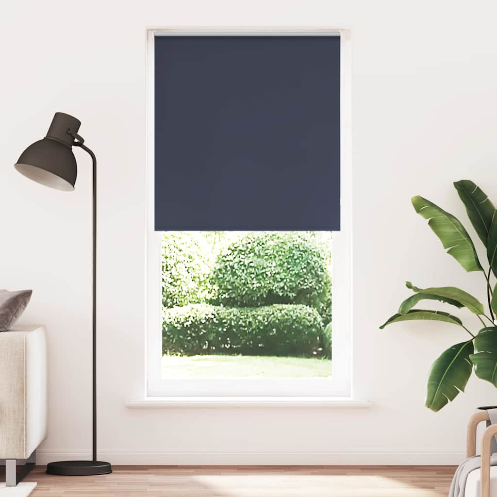 Vidaxl rolgordijn verduisterend 115x230 cm stofbreedte 110,7 cm blauw