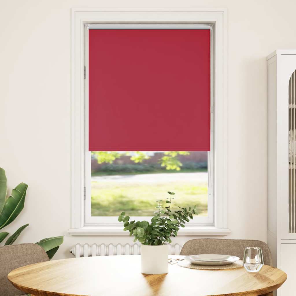 Vidaxl rolgordijn verduisterend 70x130 cm stofbreedte 65,7 cm rood