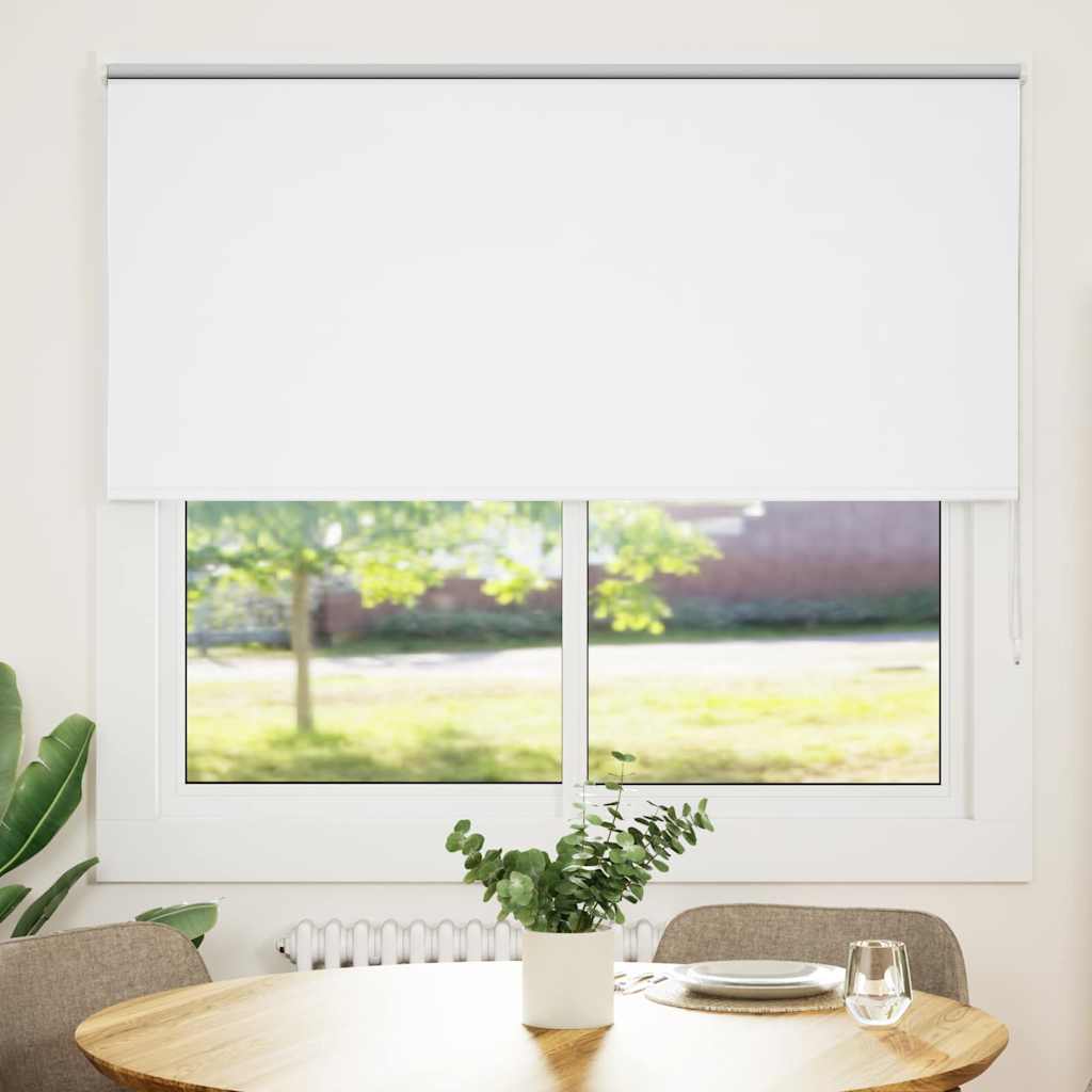 Zatemňovacia roleta Vidaxx 150x130 cm šírka látky 146,6 cm biela