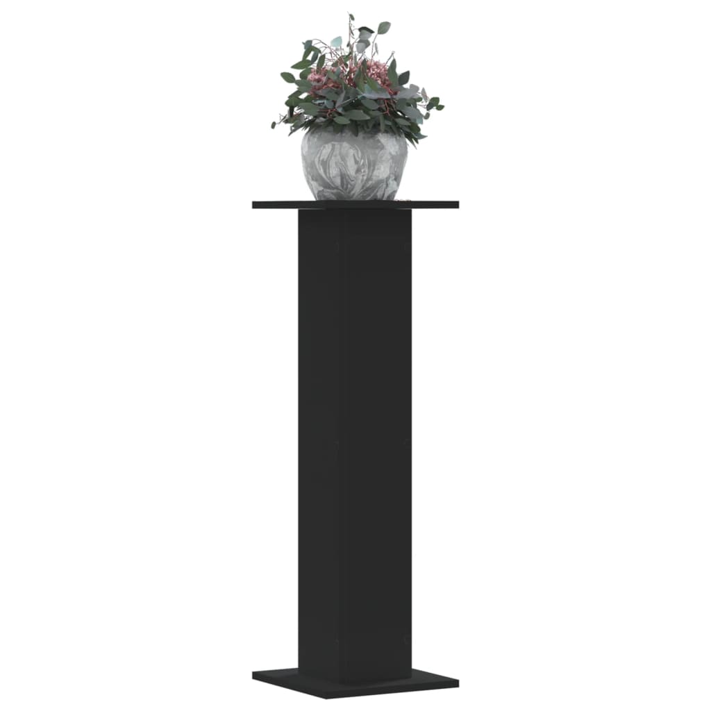 VidaXL Plant stands 2 pcs 30x30x95 cm engineered wood black