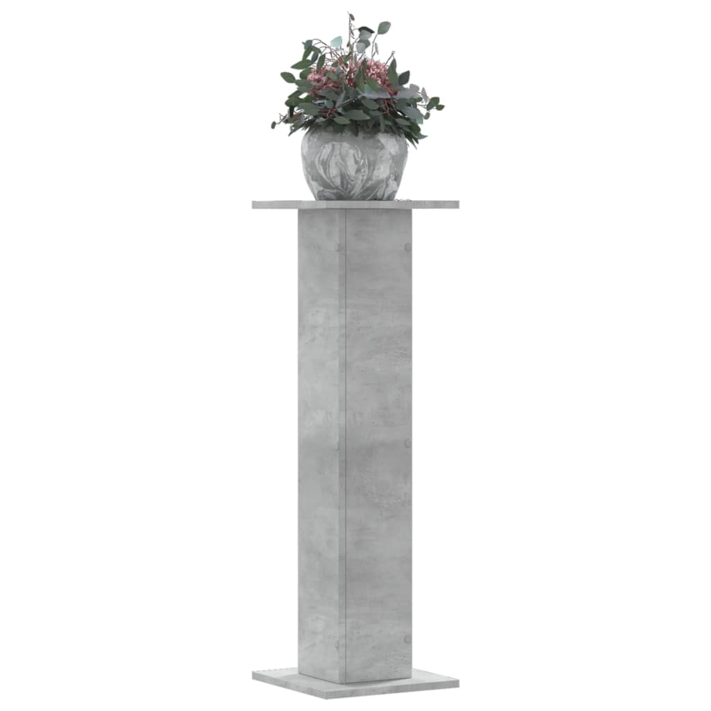 Vidaxx plant stands 2 pcs 30x30x95 cm engineered wood concrete gray
