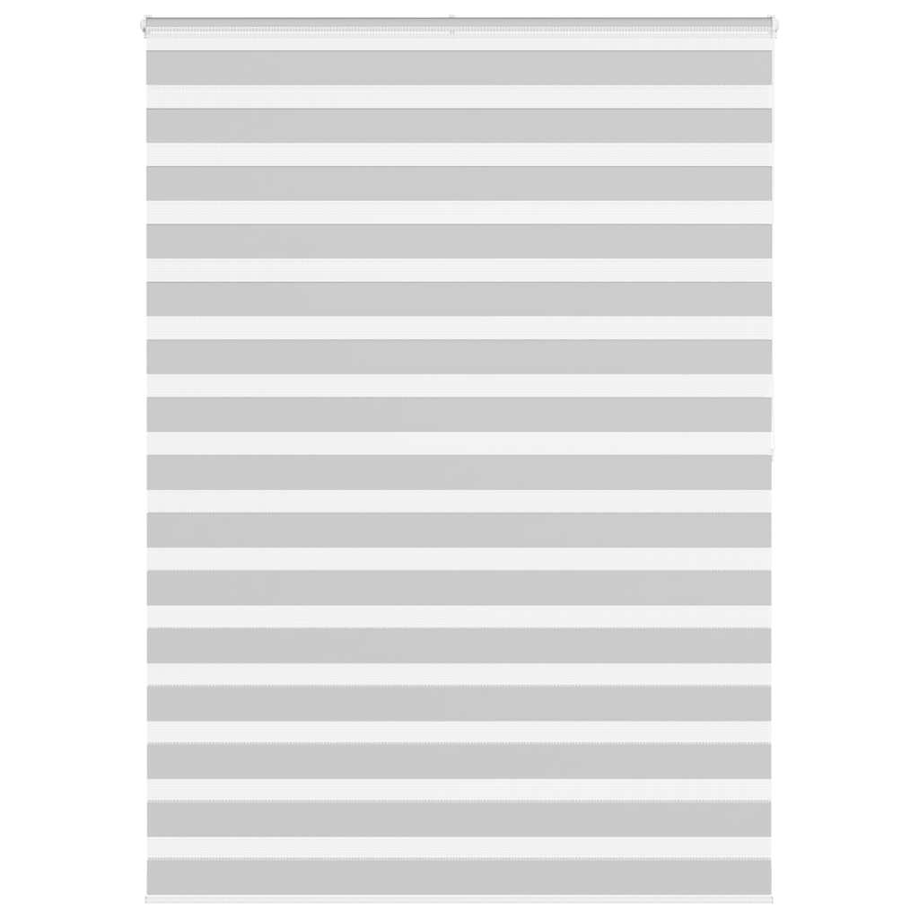Vidaxl Zebra Roller Blind 165x200 cm Stoffbreite 160,9 cm hellgrau