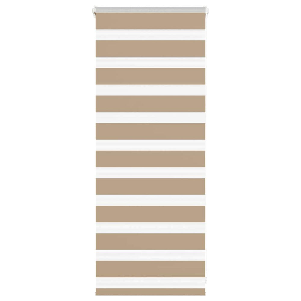 Vidaxl sebra blind sand brun 65x100 cm støvbredde 60,9 cm polyester