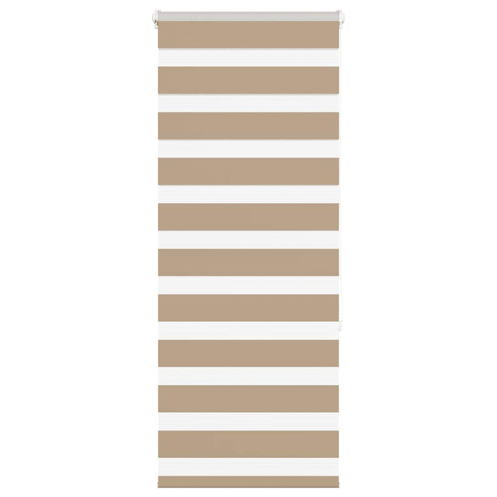 VidaXL zebra blind 60x150 cm fabric width 55.9 cm polyester sand brown