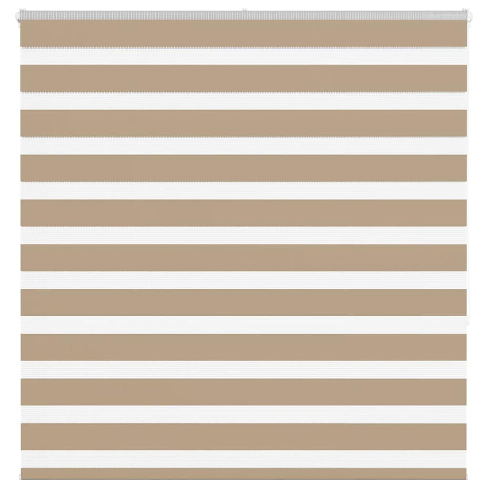 VidaXL zebra blind 145x150 cm fabric width 140.9 cm polyester sand brown
