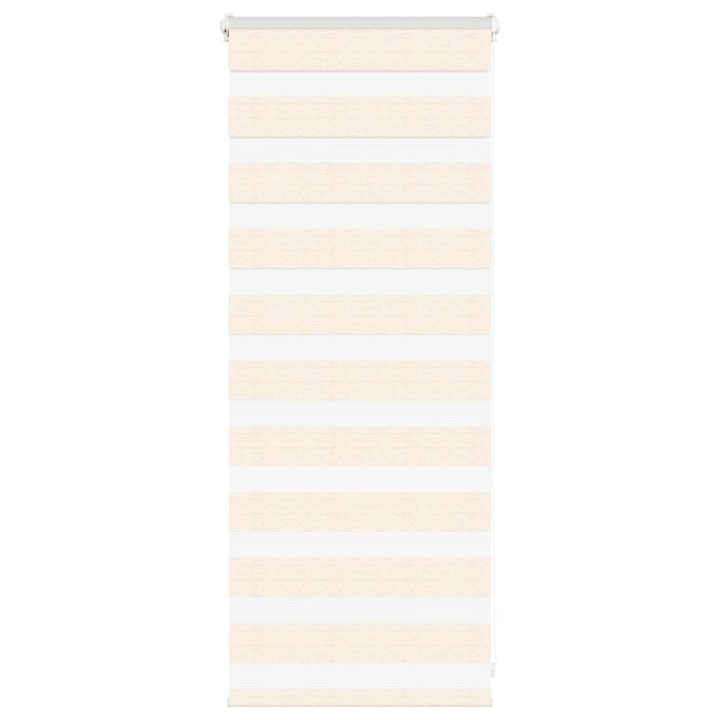 VidaXL zebra roller blind 55x100 cm fabric width 50.9 cm marble beige