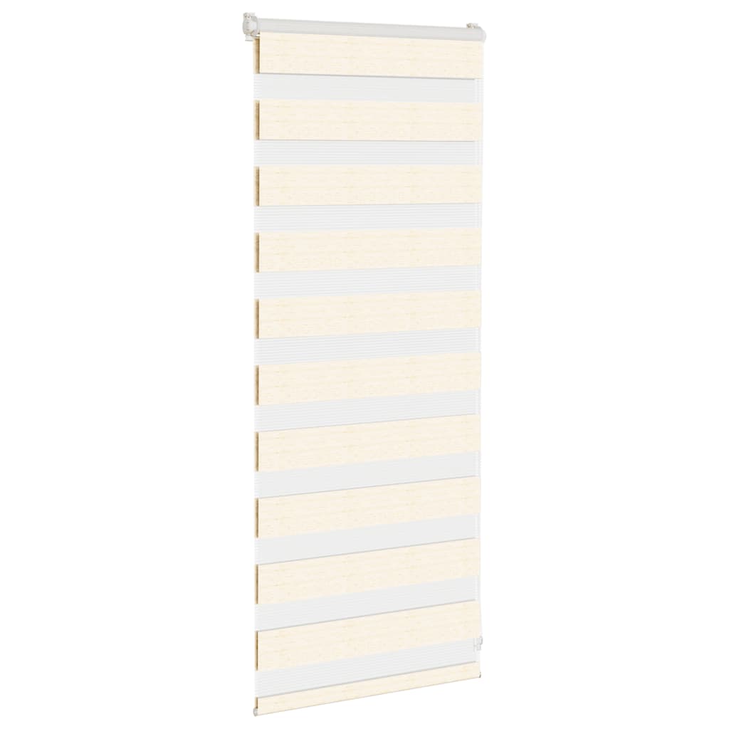 VidaXL zebra roller blind 55x100 cm fabric width 50.9 cm marble beige