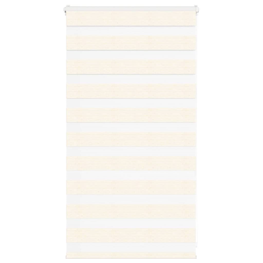 Vidaxl Zebra Roller Blind 85x100 cm Staubbreite 80,9 cm Marmerbeige