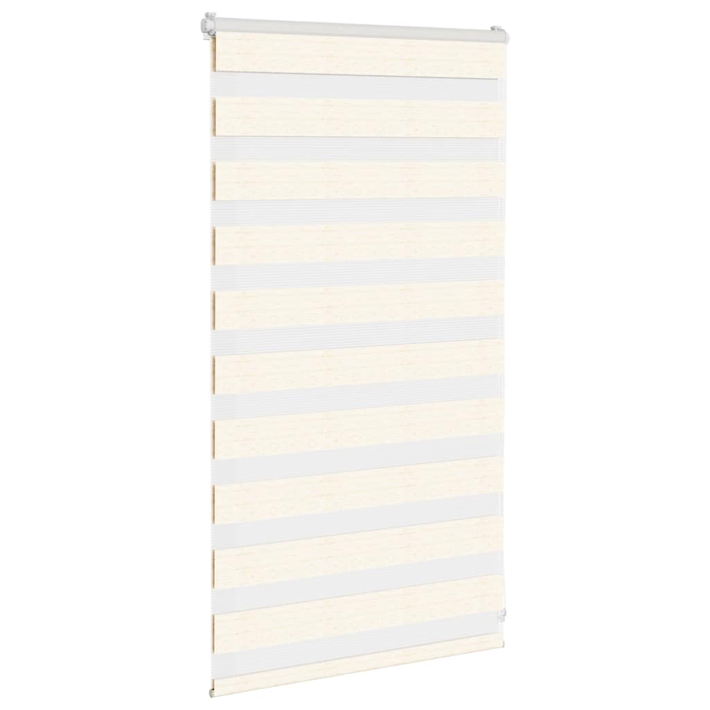 VidaXL zebra roller blind 90x100 cm fabric width 85.9 cm marble beige