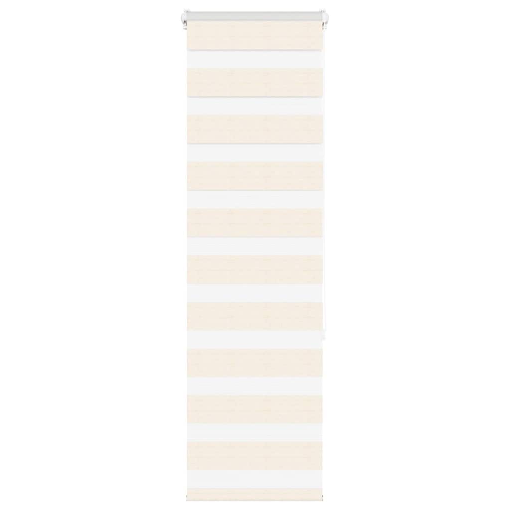 VidaXL zebra blind 40x150 cm fabric width 35.9 cm polyester marble beige