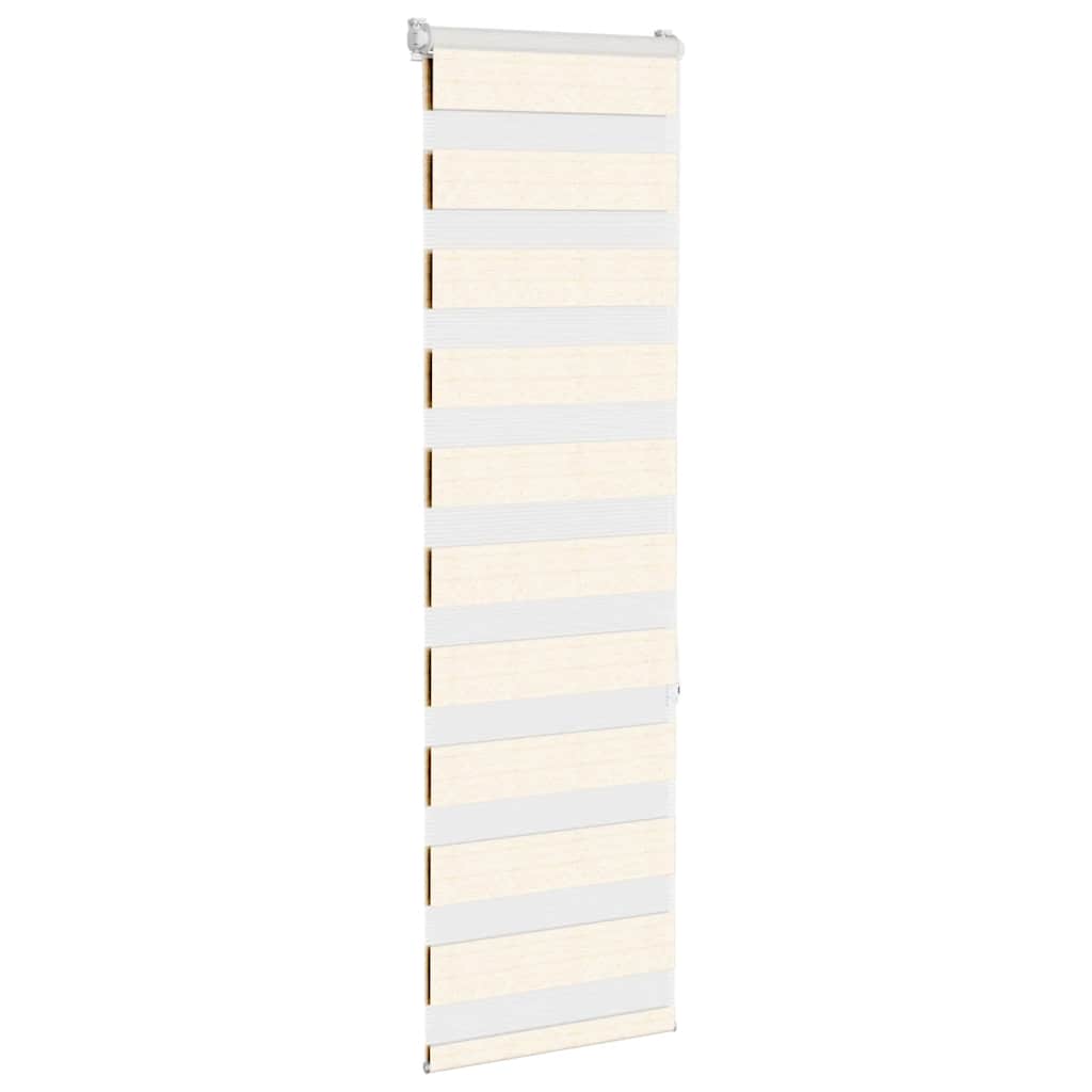 VidaXL zebra blind 40x150 cm fabric width 35.9 cm polyester marble beige