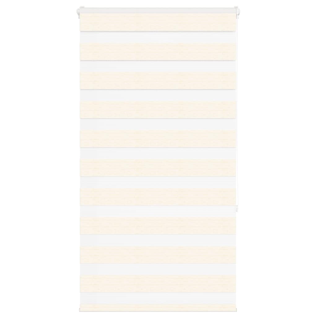 Vidaxl Zebra Roller Blind 85x150 cm Staubbreite 80,9 cm Marmerbeige