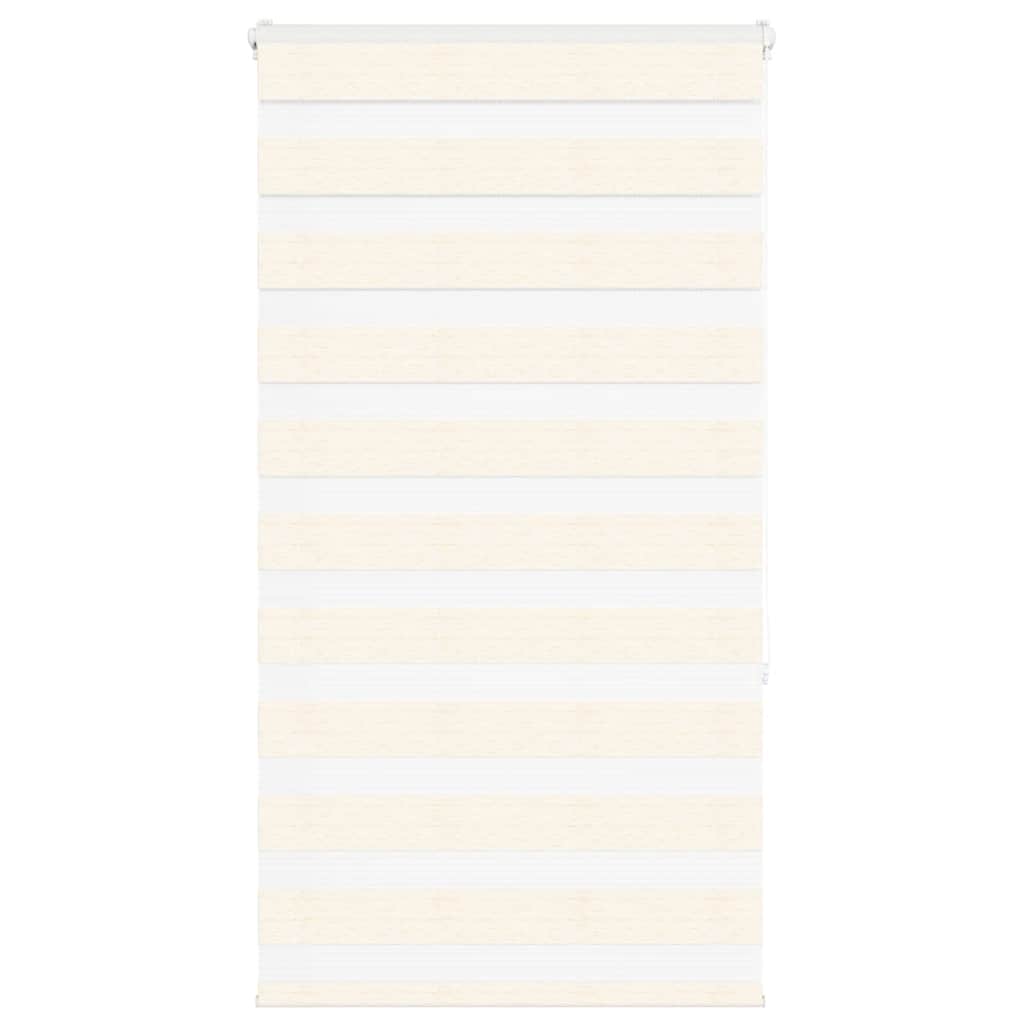 Vidaxl Zebra Roller Blind 90x150 cm Staubbreite 85,9 cm Marmerbeige