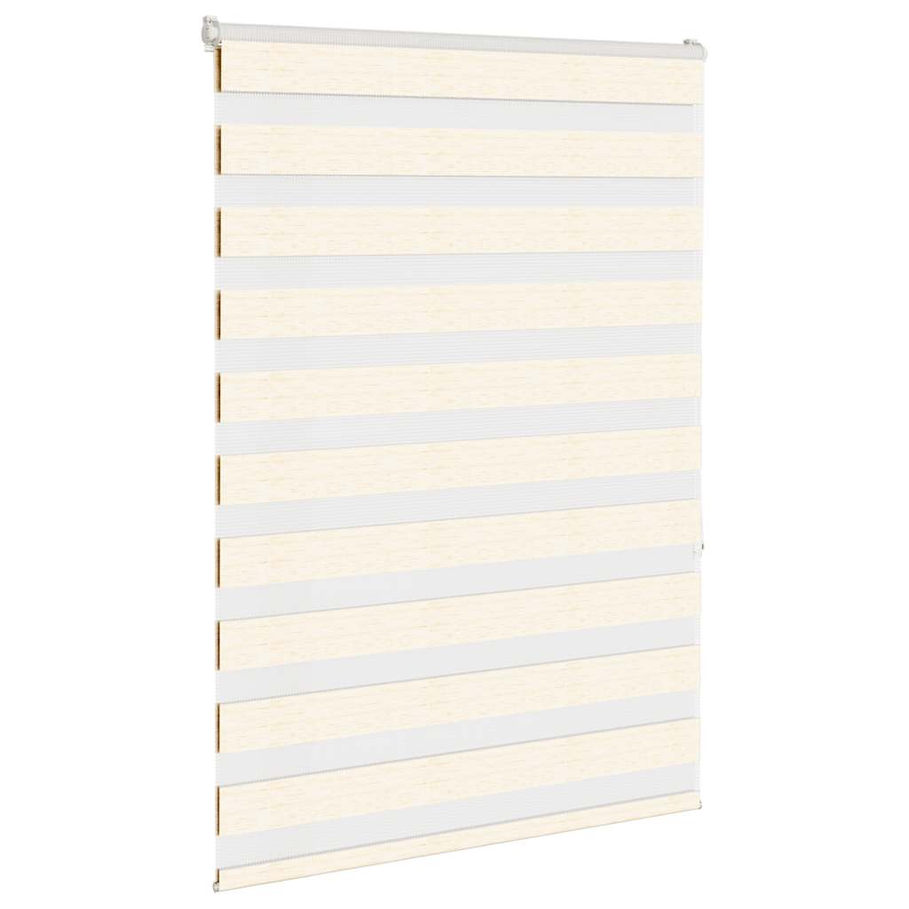 Vidaxl zebra roller blind 95x150 cm fabric width 90.9 cm marble beige