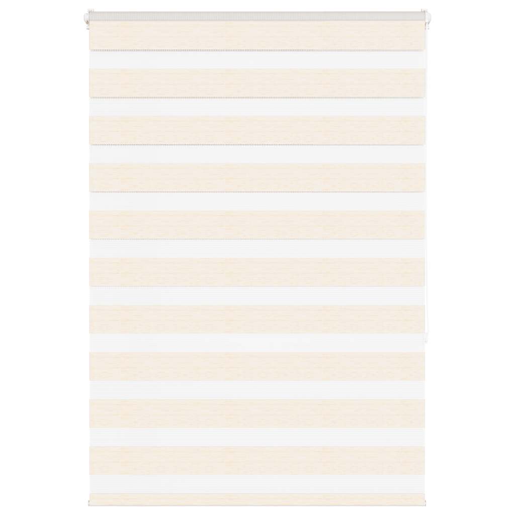 Vidaxl Zebra Blind 105x150 cm Staubbreite 100,9 cm Polyester MarbleBige