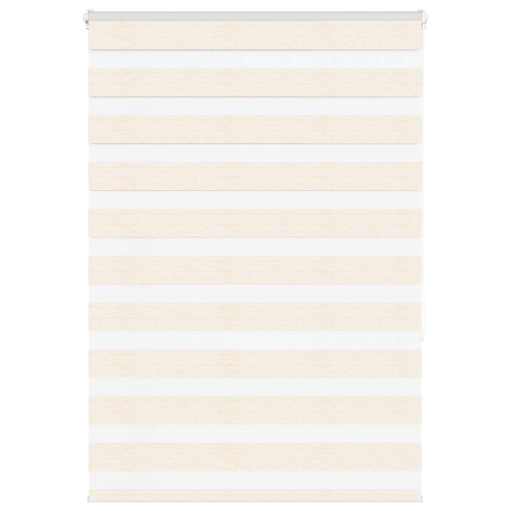 Vidaxl Zebra Roller Blind 110x150 cm Staubbreite 105,9 cm Marmerbeige