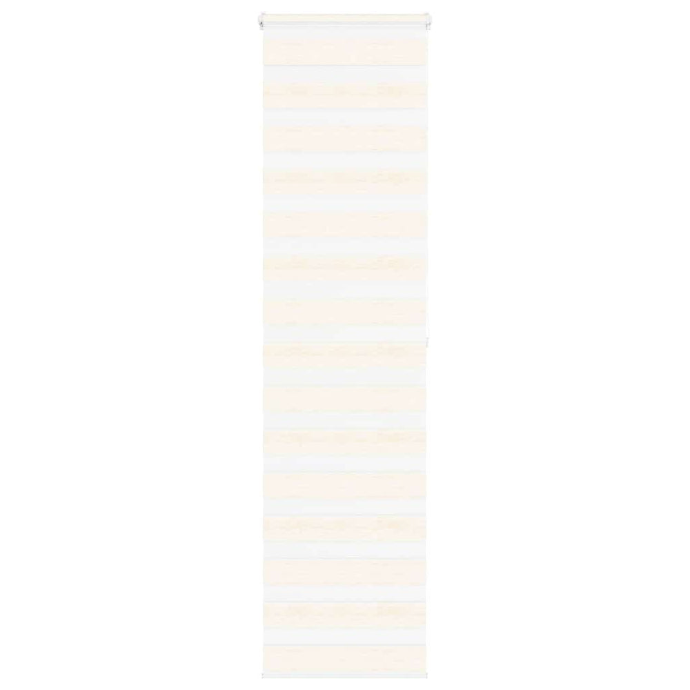Vidaxl zebra roller blind 60x200 cm fabric width marble beige 55.9 cm