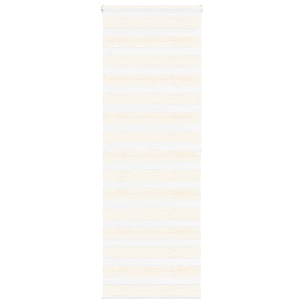 Vidaxl Zebra Roller Blind 80x200 cm Staubbreite 75,9 cm Marmerbeige