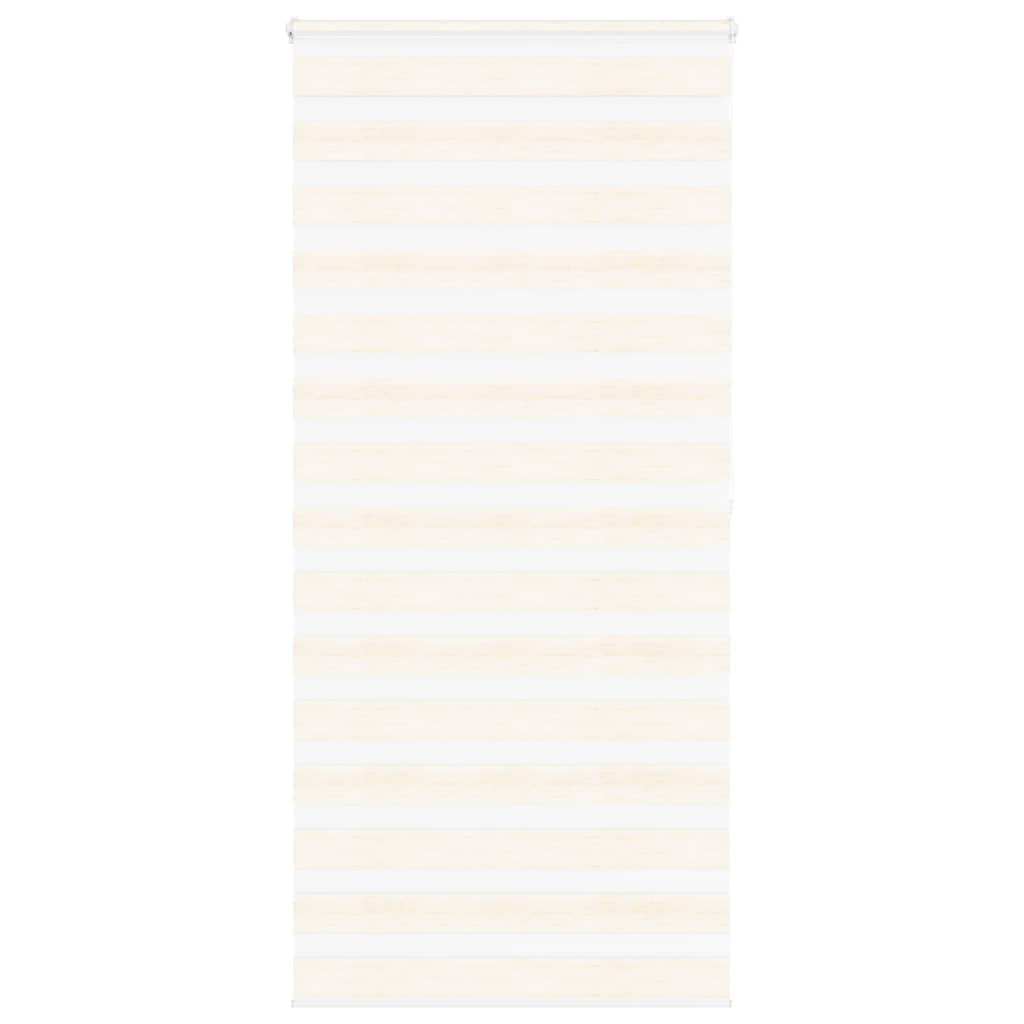 Vidaxl zebra roller blind 105x200 cm fabric width 100.9 cm marble beige
