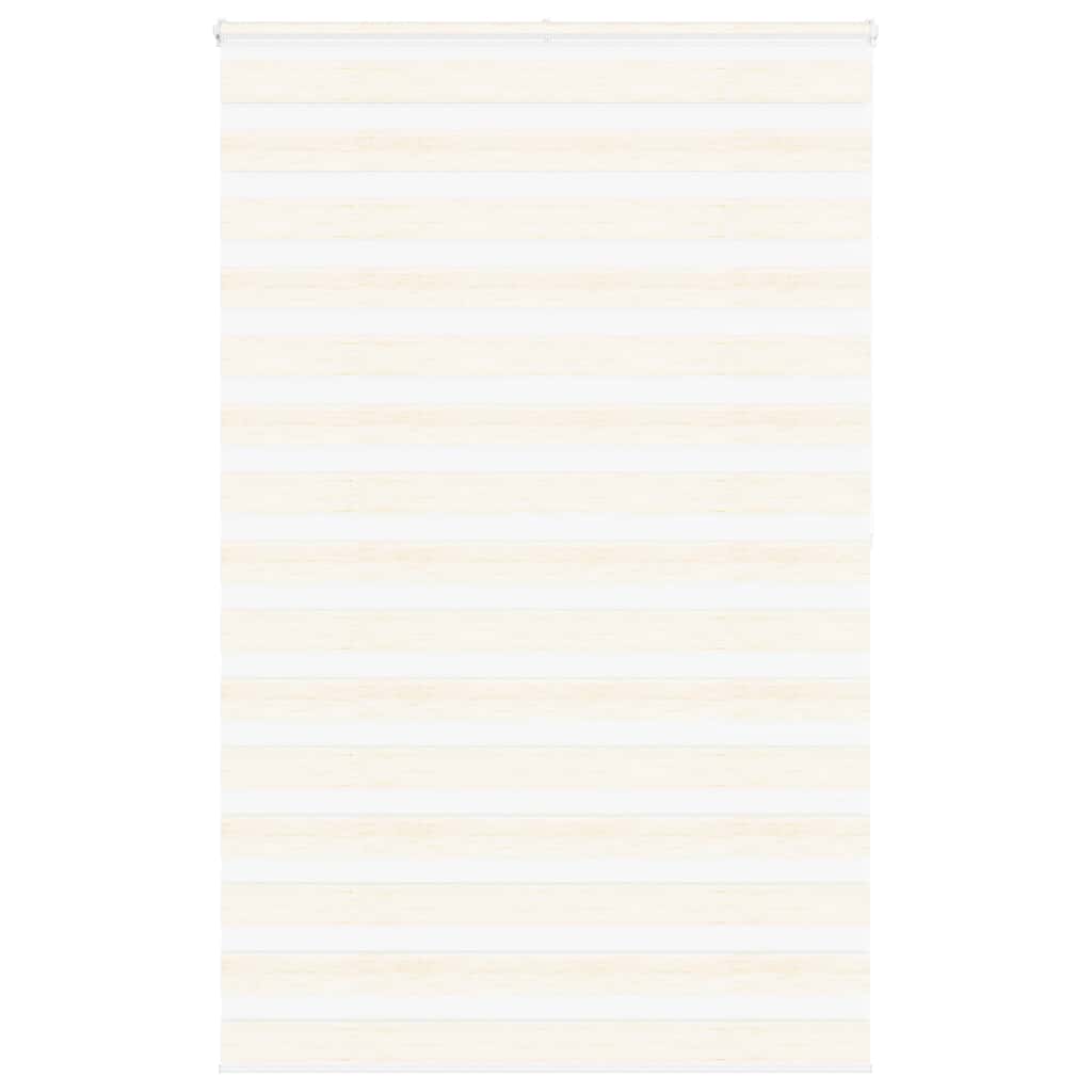 Vidaxl zebra roller blind 140x200 cm fabric width 135.9 cm marble beige