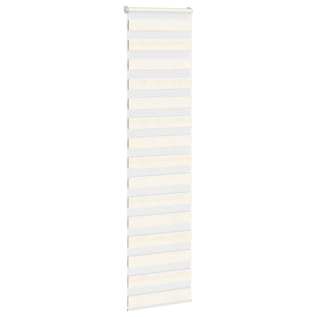 VidaXL zebra roller blind 60x230 cm fabric width marble beige 55.9 cm