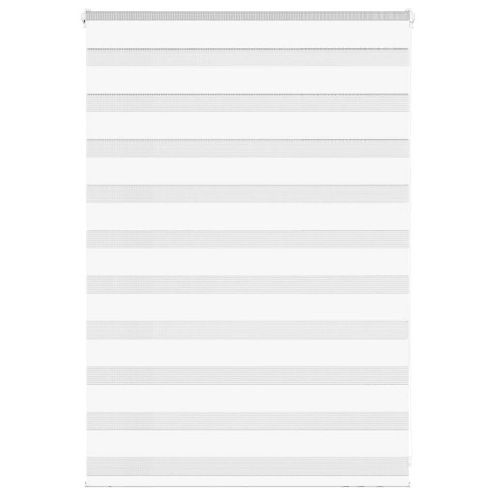 Vidaxl zebra blind 95x100 cm stofbreedte 90,9 cm polyester wit