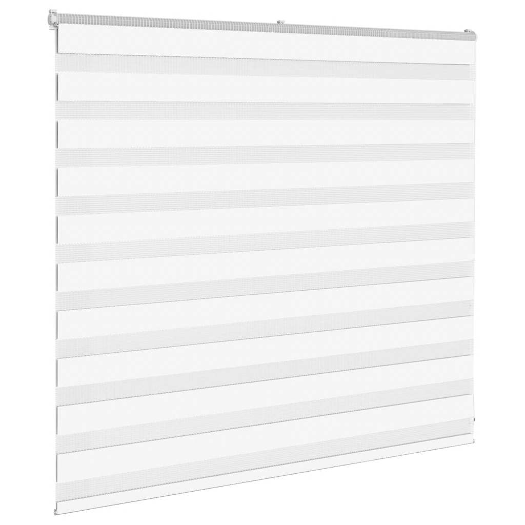 Vidaxl zebra blind 155x100 cm stofbreedte 150,9 cm polyester wit