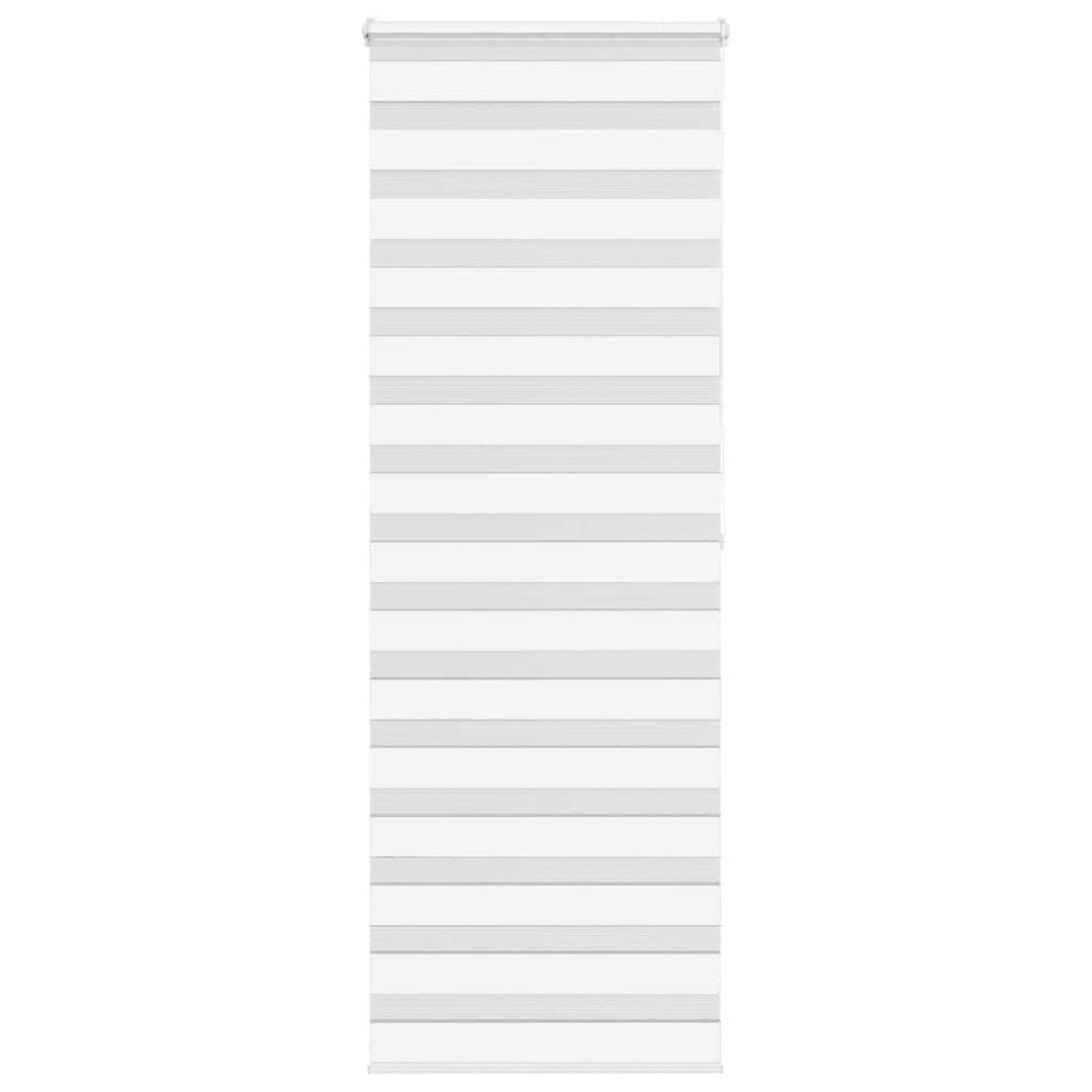 Vidaxl Zebrachroller blann 75x200 cm Stoff Breet 70,9 cm Polyester Wäiss