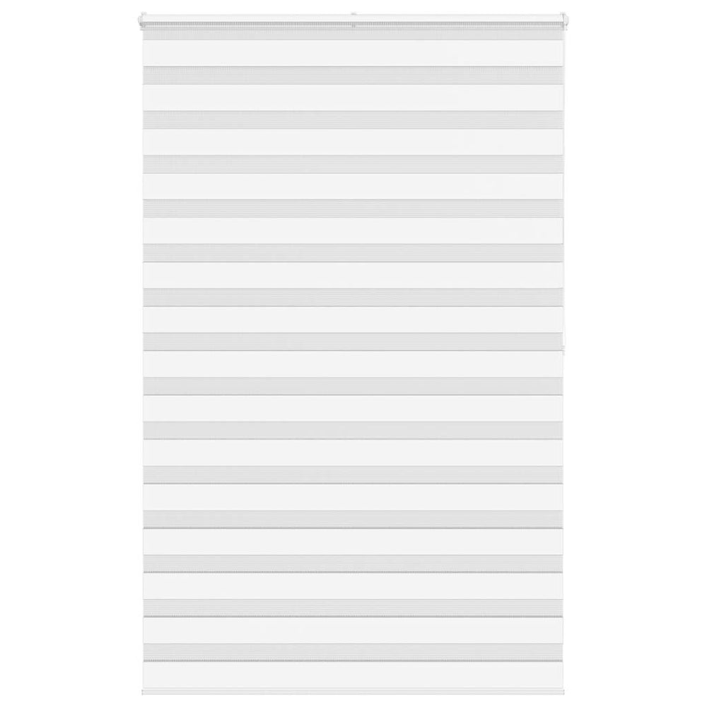 Vidaxl zebra roller blind 140x200 cm fabric width 135.9 cm polyester white