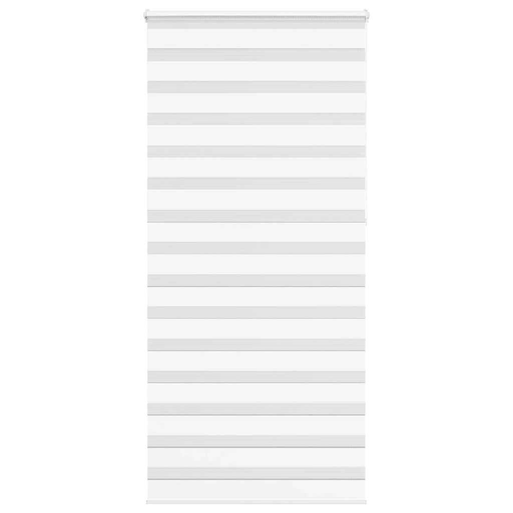 VidaXL zebra roller blind 110x230 cm fabric width 105.9 cm polyester white