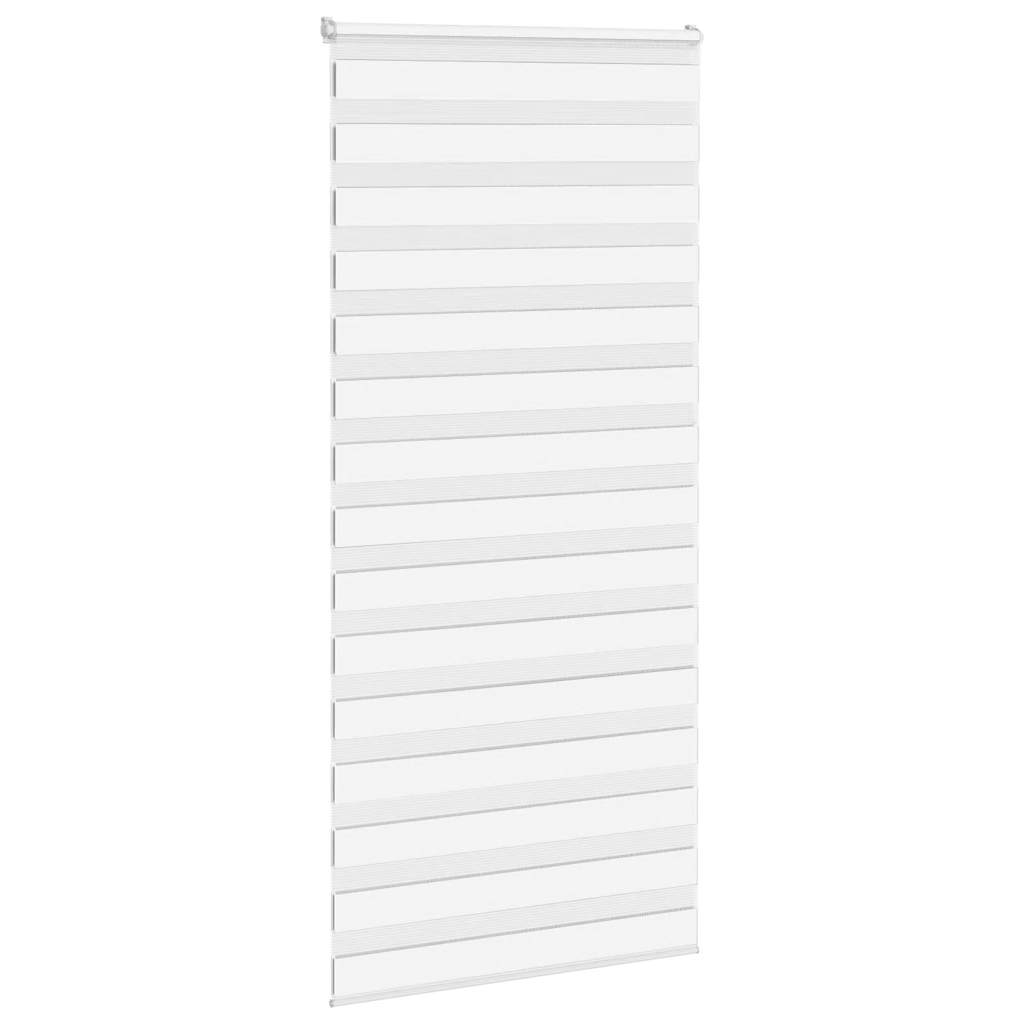 VidaXL zebra roller blind 110x230 cm fabric width 105.9 cm polyester white