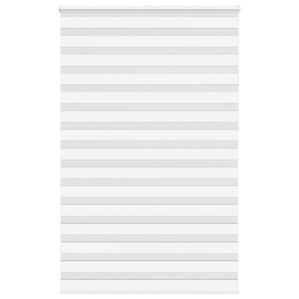 Vidaxl zebra roller blind 140x230 cm fabric width 135.9 cm polyester white