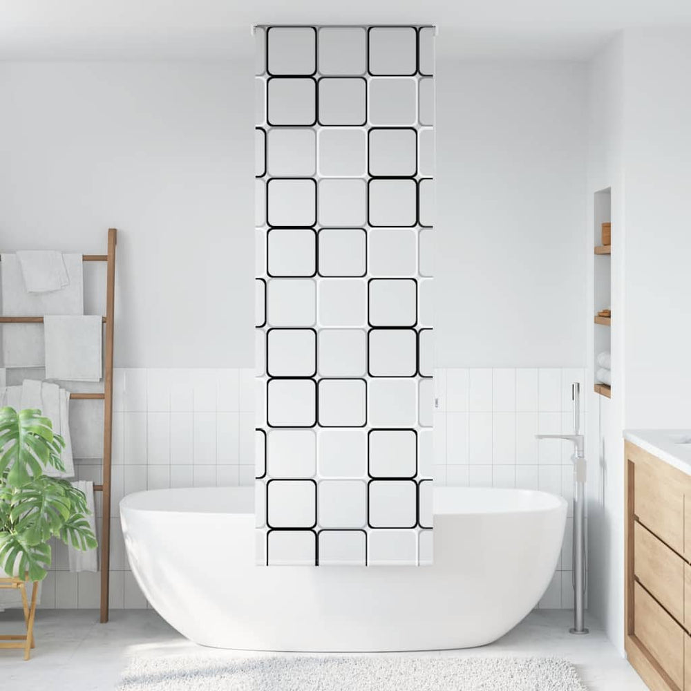 Vidaxx shower roller blind 80x240 cm, fabric width 76 cm