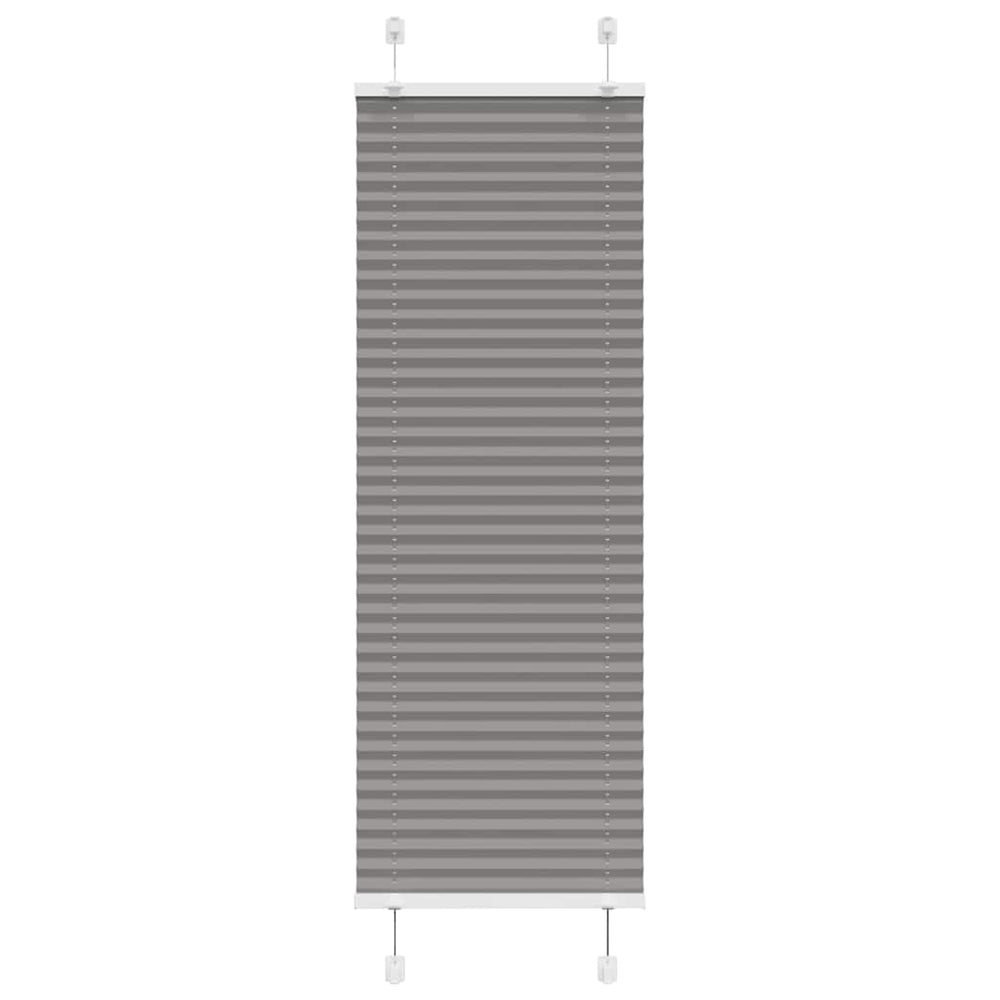 Vidaxl pleated roller blind 45x100 cm fabric width 44.4 cm anthracite