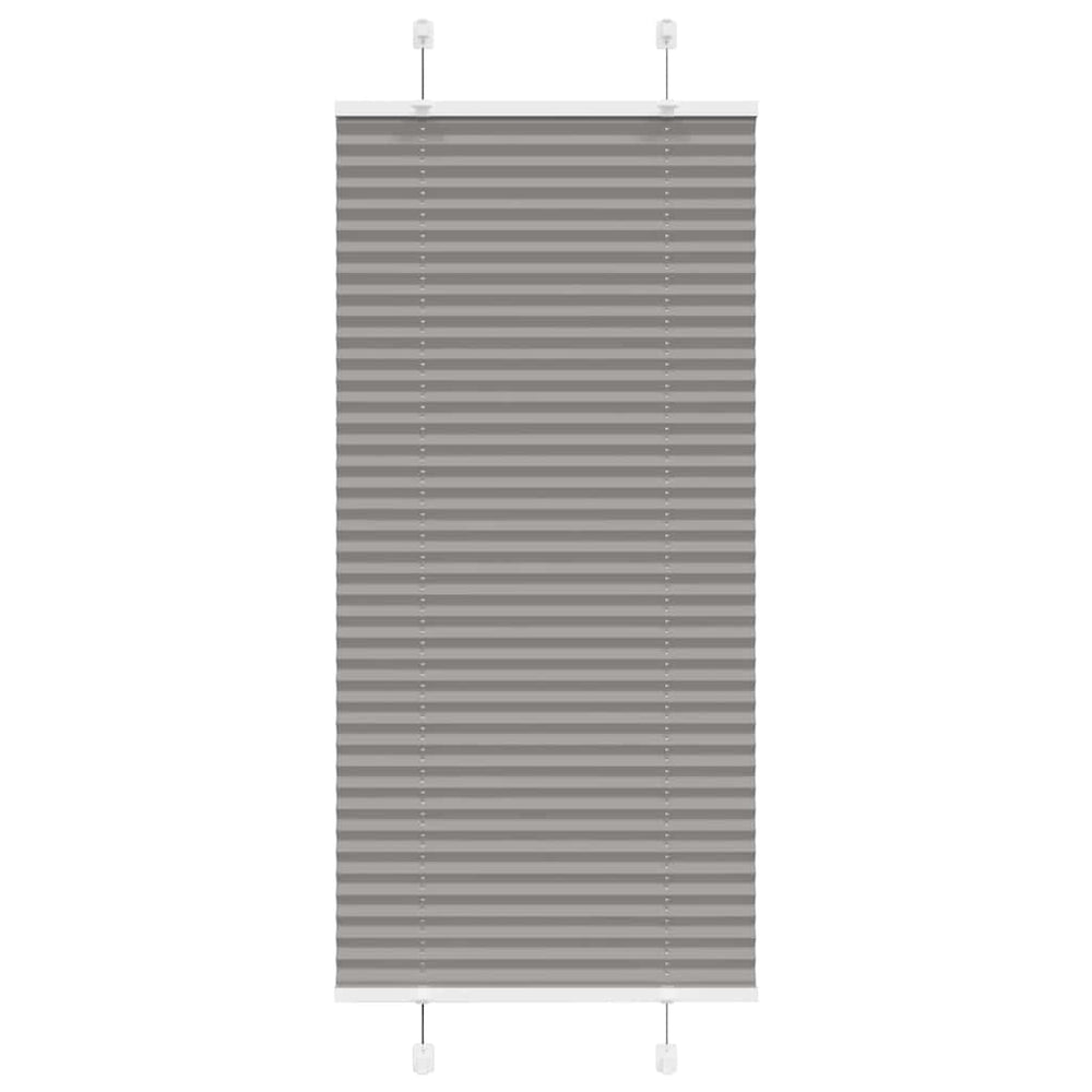Vidaxl pleated roller blind 65x100 cm fabric width 64.4 cm anthracite
