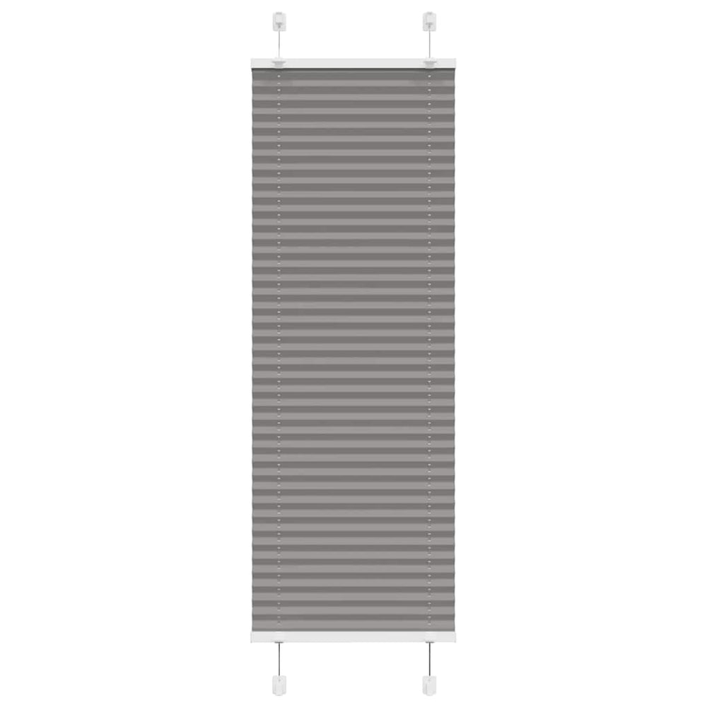 Vidaxl veckad rullblind 45x150 cm dammbredd 44,4 cm antracit