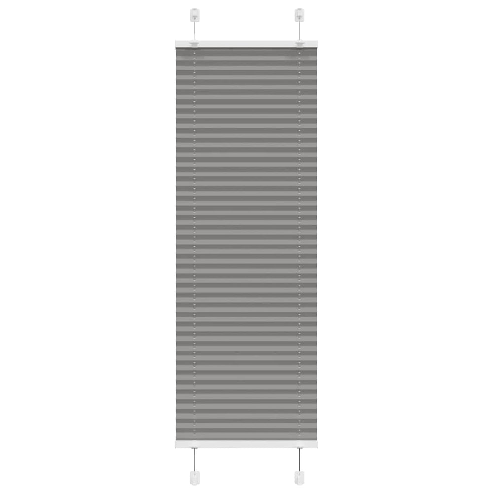 Vidaxl veckad rullblind 50x150 cm dammbredd 49,4 cm antracit