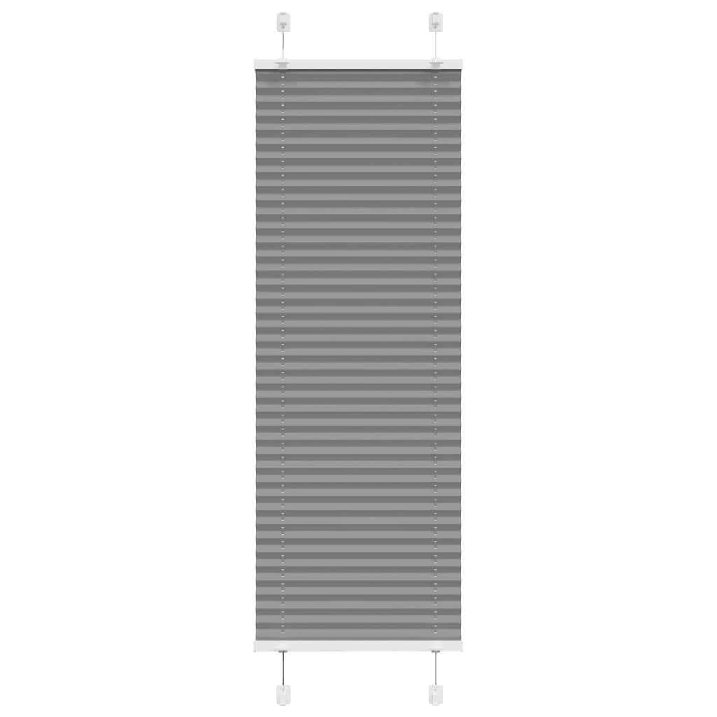 Vidaxl veckad rullblind 50x150 cm dammbredd 49,4 cm antracit