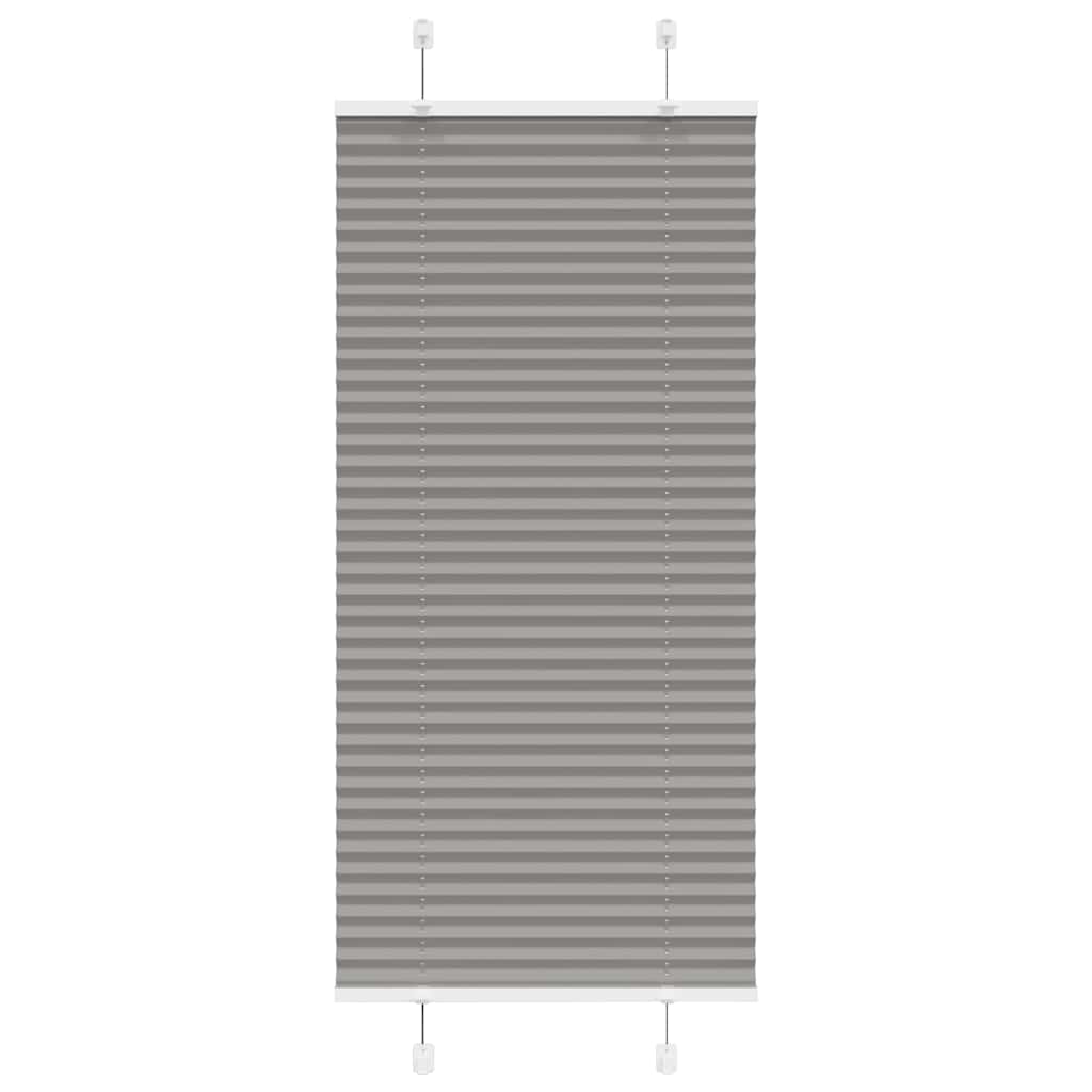 Vidaxl veckad rullblind 55x150 cm dammbredd 54,4 cm antracit