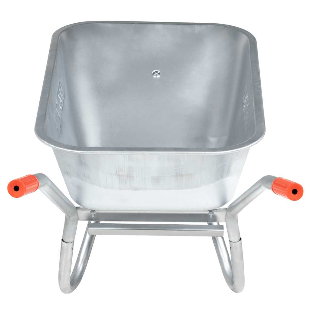 Vidaxl Schubkarre 90 l 150 kg verzinkter Stahl und Kunststoff
