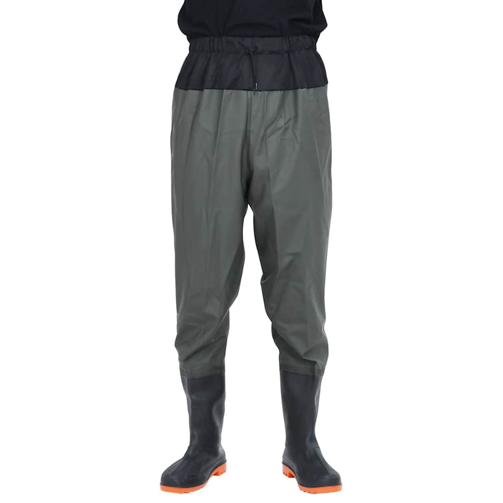 Vidaxl waders with boots size 39 dark green